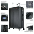 thumbnail image 4 of DUKAP Intely 32" Hardside Lightweight Luggage with Spinner Wheels and Integrated Weight Scale, Black, 4 of 13