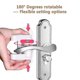 thumbnail image 4 of Child Safety Window, 2 Pieces Rotatable Baby Window Safety Children, Door Handle Lock For Locking Doors And Windows, 4 of 5