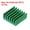 Green, variant on Uxcell 10Pcs 14x14x6mm Heatsink Aluminum Radiator With Fixed Sticker for Chip CPU, Power Transistor, FET, IC,Green