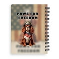 thumbnail image 2 of Freedom Paws Patriotic Cavalier King Charles Spaniel Vintage Memorial Day Spiral Bound Journal Dog Lover Gifts 5x7in Spiral Notebook - 12006, 2 of 5