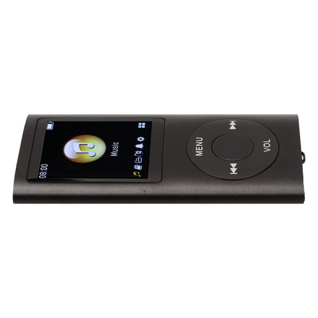 MP3 Player, Portable Music Player with 1.8 Inch LCD Screen, Lossless Sound, Slim, Metal MP4 MP3 Player for Kids, Support Up to 64G Memory Card, 200mAh Battery