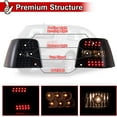 thumbnail image 5 of Taillights Assembly for 1999 2000 2001 2002 2003 2004 Volkswagen Golf MK4 / GTI,Matte Black Housing+Smoked Lens, 5 of 7