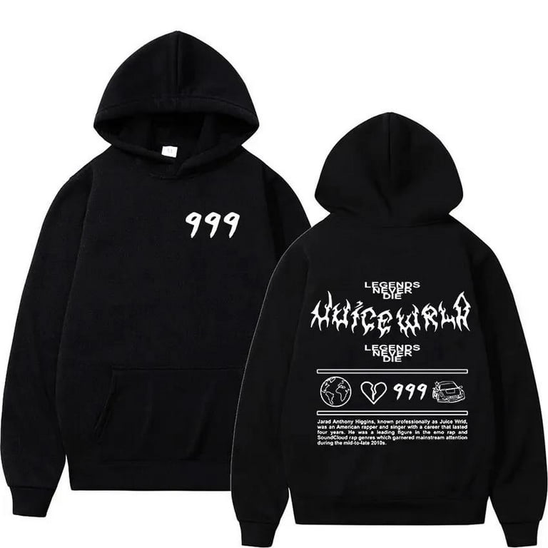 Juice wrld 999 hoodie rapper hooded sweatshirt hotsell