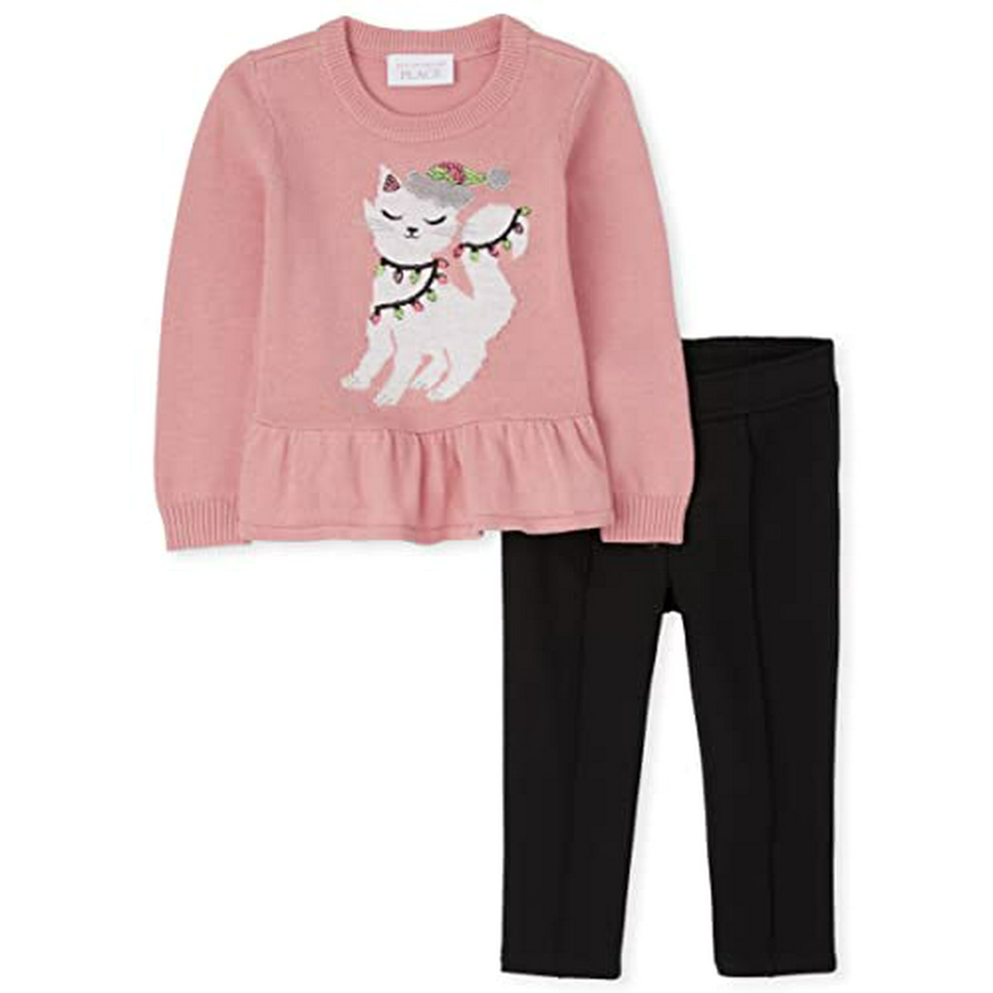 The Children s Place Baby Girls And Toddler Girls Long Sleeve Sweater And Knit Leggings 2 Piece Sets Other