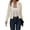 Beige, variant on Women's Faux Leather Suede Open Front Jacket Dressy Casual Lightweight Cropped Moto Biker Coat Retro Blazer Outwear Coffee M