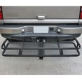thumbnail image 5 of URHOMEPRO Foldable Hitch Mount Cargo Carrier, Heavy Duty Trailer Hitch Cargo Carrier, Durable Cargo Rack Rear Luggage Basket Fits 2" Receiver for Car SUV Traveling Camping, 59"Lx20.5"Wx6.03"H, Q10840, 5 of 12