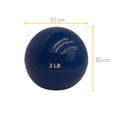 thumbnail image 2 of Pelota de Peso 2 Libra .90 Kg Ideal para Tonificación, Rehabilitación y Entrenamiento de Fuerza, 2 of 3