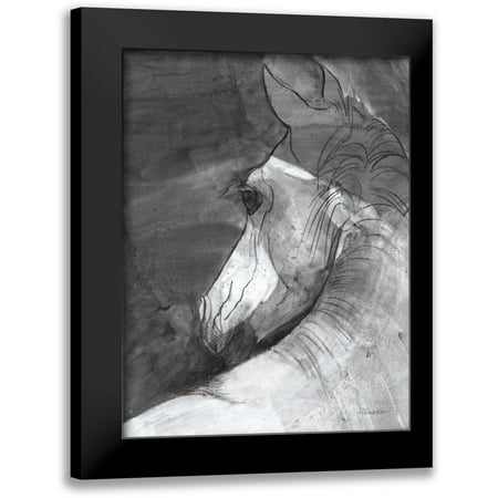 Hristova, Albena 12x14 Black Modern Framed Museum Art Print Titled - Shadow BW