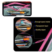 Transparent Zipper Pouch Case:1CT