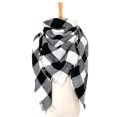 thumbnail image 1 of Jusqu'à 65 % de Rabais sur Foulard d'Hiver pour Femmes Mode Foulard Colorée Foulard à Franges Carrée Châle Foulard à la Mode en Liquidation, 1 of 3