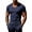 Navy, variant on Men's V-Neck Short Sleeve T-Shirt, Moisture Wicking Mesh Breathable Athletic Tee, Slim Fit Casual Workout Top for Gym & Daily Wear Army Green