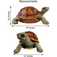 thumbnail image 2 of Urbalabs Outdoor Turtle Decor Extra Large 18 Inch Tortoise Beach Garden Statues Ocean Lake Cabin Beach Ocean Lighthouse Nautical Decor Decorative Fishing Beach Themed Home Decor Nautical Theme Marine, 2 of 7
