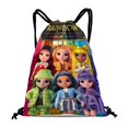 thumbnail image 1 of Muñecas Rainbow High Mochila de Cuerdas para Deportes y Gimnasio, Bolsa de Cuerdas Resistente al Agua, Bolsa Cinch, 30×40cm, 1 of 6
