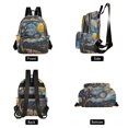thumbnail image 4 of FORMRS Mini Backpack Purse for Women Travel Daypack Casual Shoulder Bag, Swirling Starry Sky, 4 of 7