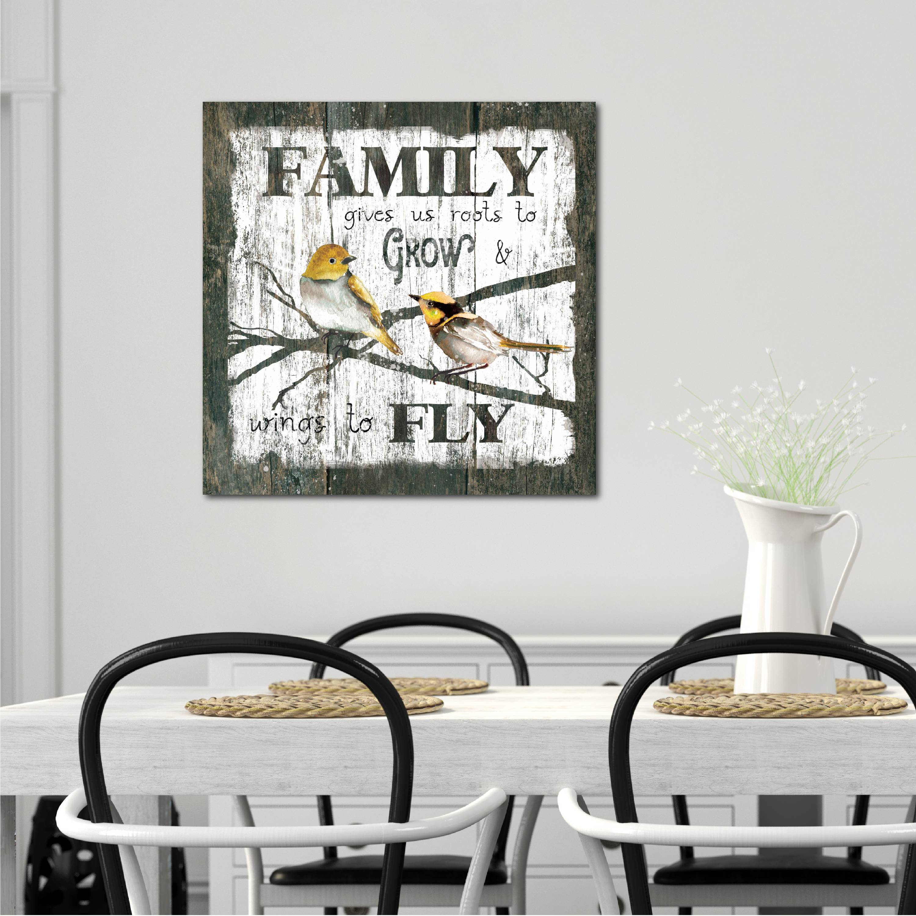 Family Fly Gallery-Wrapped Canvas Wall Art, 16x16