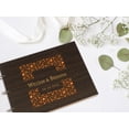 thumbnail image 5 of Darling Souvenir Personalized Engraved Laser Cut Wedding Guest Book Wooden Cover Sign-in Book Registry Guestbook Scrapbook-PB, 5 of 7