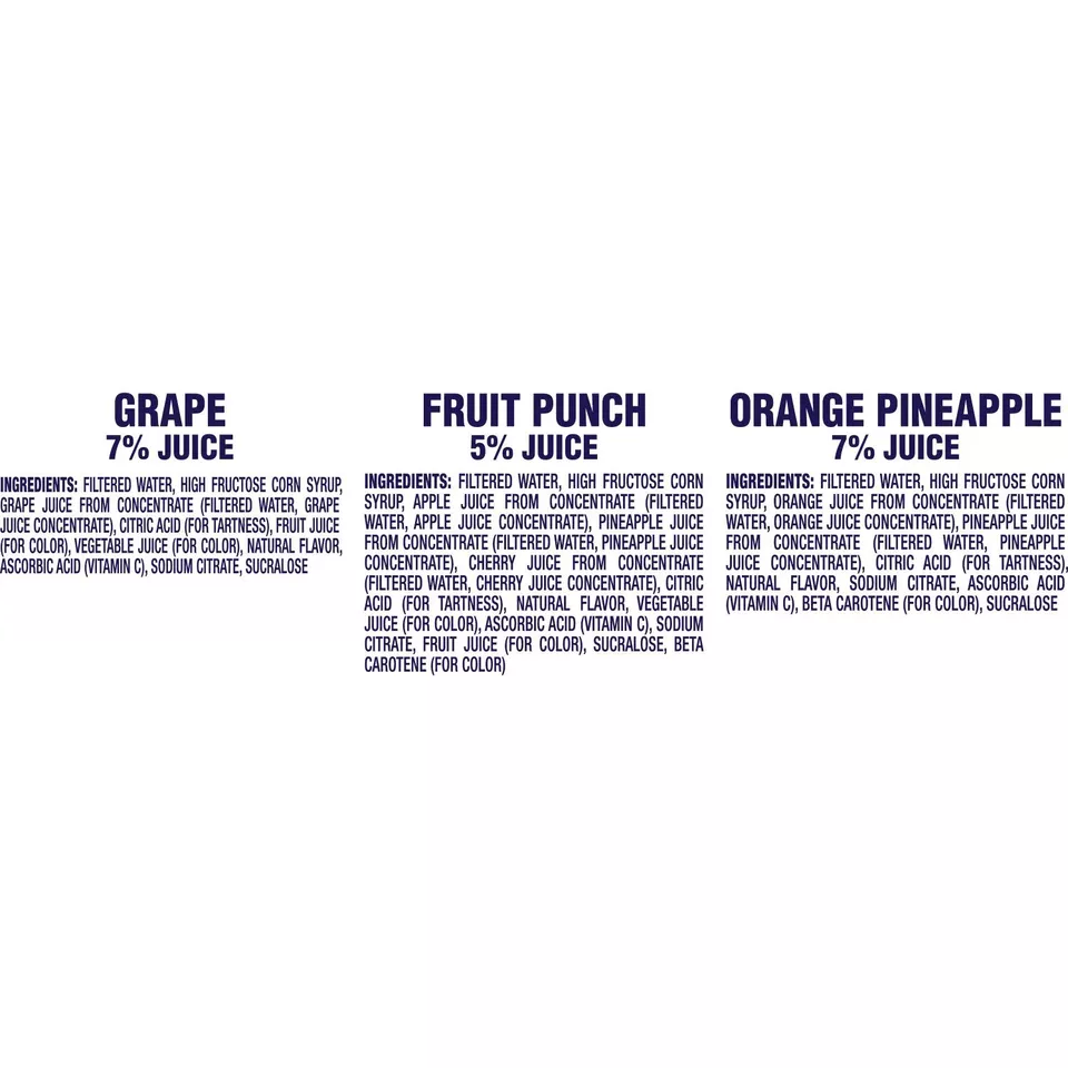 24 PACK - Welch's Variety Pack Grape, Fruit Punch, Orange Pineapple (10 fl. oz.)
