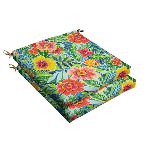 Sorra Home Pensacola Multi Indoor/Outdoor Chair Cushion Set of Two