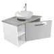 thumbnail image 1 of Gabinete Baño Minimalista Cubierta piedra Beige C/ovalin+mono, 1 of 9