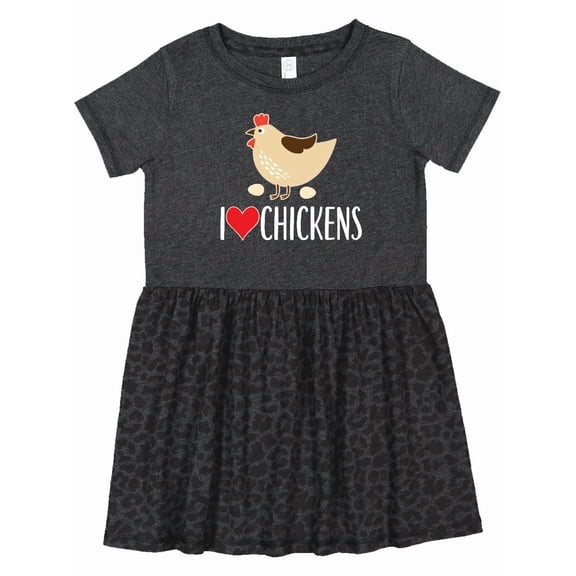 Inktastic Chickens Cute Farm Animal Girls Toddler Dress