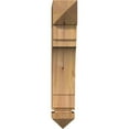 thumbnail image 2 of Ekena Millwork 4"W x 14"D x 22"H Merced Arts & Crafts Rough Sawn Bracket, Western Red Cedar, 2 of 4