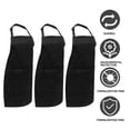 thumbnail image 3 of Delantal de cocina de cuello colgante ajustable de 3 piezas Delantales de servicio Delantal de cocina Delantal de peluquero Delantal protector de peluquería, 3 of 5
