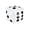 C, variant on 1 Pack Large Inflatable Dice Jumbo Giant Inflatable Dice for Indoor Outdoor Broad Game Pool Party Favor 11.8Inch,White