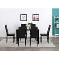 thumbnail image 6 of Ktaxon 5 Piece Dining Room Table Set,4 Chairs,Glass Table Breakfast Furniture, 6 of 16