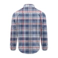 thumbnail image 4 of Hvogkswy Button Up Shirt Men Fashion Printed Lapel Long Sleeve Shirts Loose Comfy Casual Shirts S-3XL, 4 of 5
