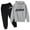 Dark Gray, variant on FAOWME Fall Children Pullover Tops Trousers Set Cute Outfits Sets Tracksuits Sweatsuit Sweatshirt Tops Hoodie Pant Sets Casual Letter Printed Long Sleeve Out Wear Dark Gray 11-12 Years