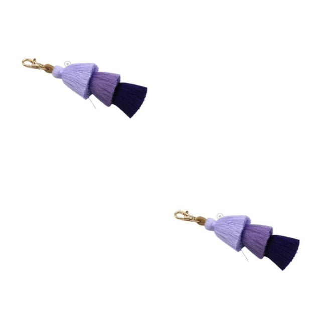 xinxixnxx DIY Accessories Tassel Keychain Embrace Craftiness With Stylish Addition Type E 5*17 2Set