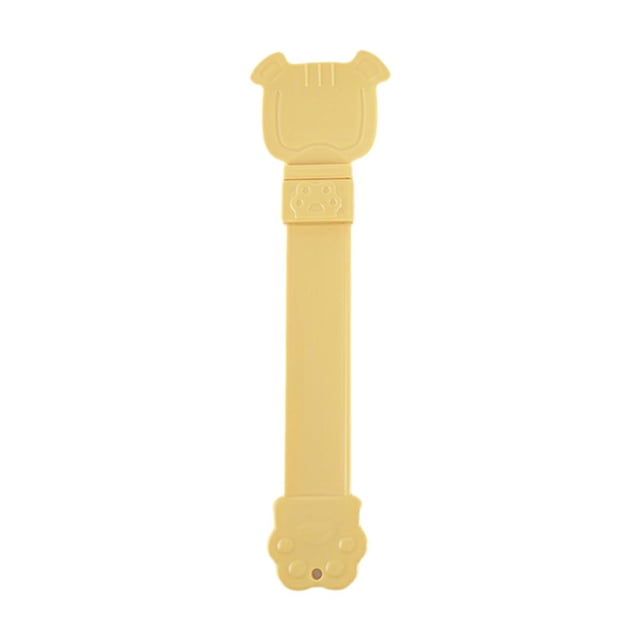 Bunblic Cuillère-Bande pour Chat Nourriture pour Chat r Multi-Usage Distributeur Portable de Friandises pour Chat Rayure pour Chat Collation r pour Collation Nourriture Humide Jaune