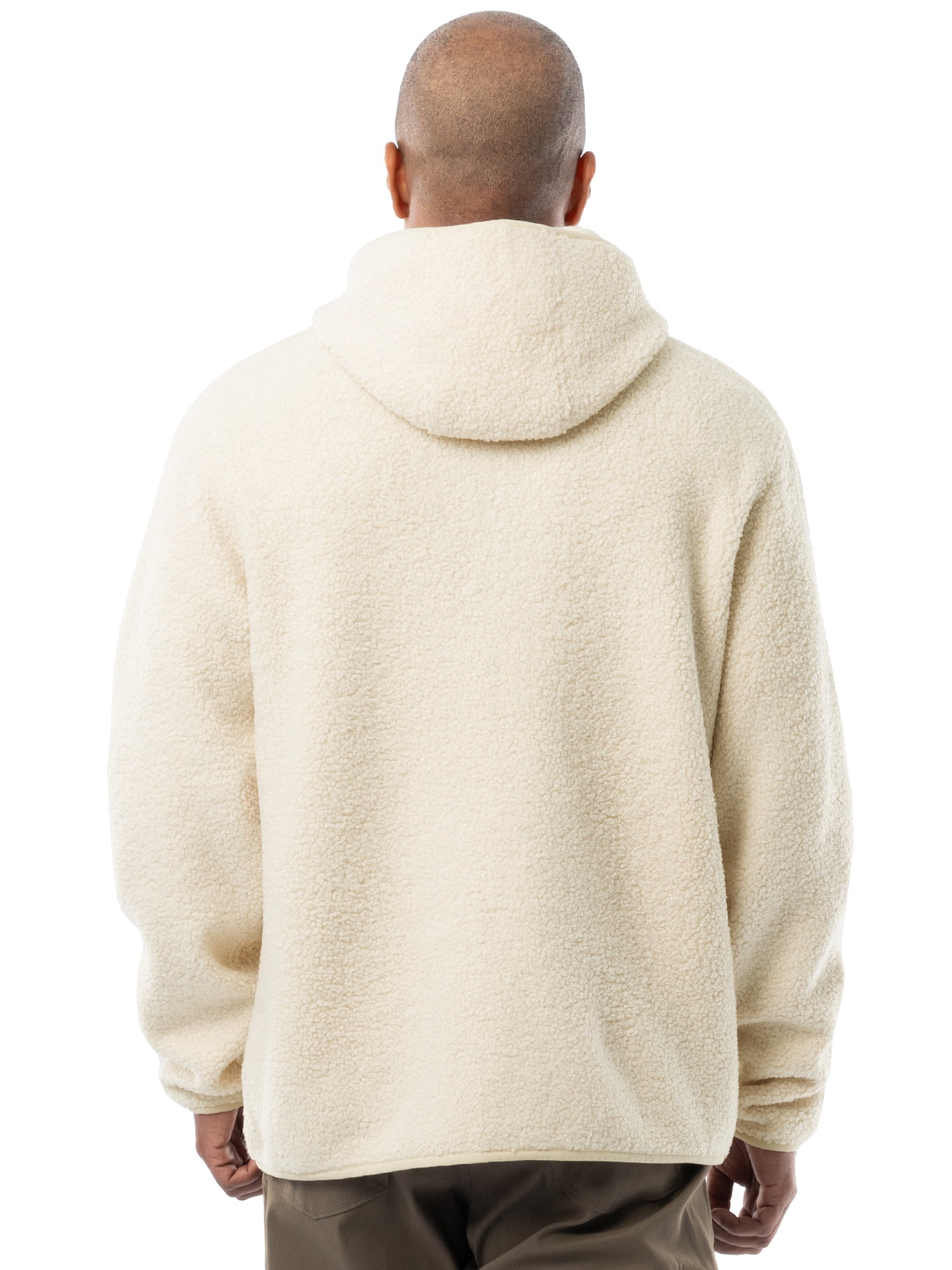 Wrangler Outdoor Men's & Big Men's Full Zip Burly Utility Backpacking Sweater Hoodie, Size S-2XL