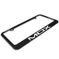 thumbnail image 3 of iPick Image for Acura MDX Logo in UV LED Printed on Black Metal License Plate Frame, Official Licensed, 3 of 6