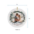 thumbnail image 5 of Add Photo Couple First Christmas Together Ornament 2025, Custom Name Text Date Mr & Mrs 1st Christmas Ornament Gift for Newlywed Couple, Wedding Anniversary Keepsake Decoration, 5 of 5