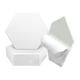 thumbnail image 1 of 12 paneles acústicos de espuma acústica hexagonal de alta densidad. Blanco, 1 of 9