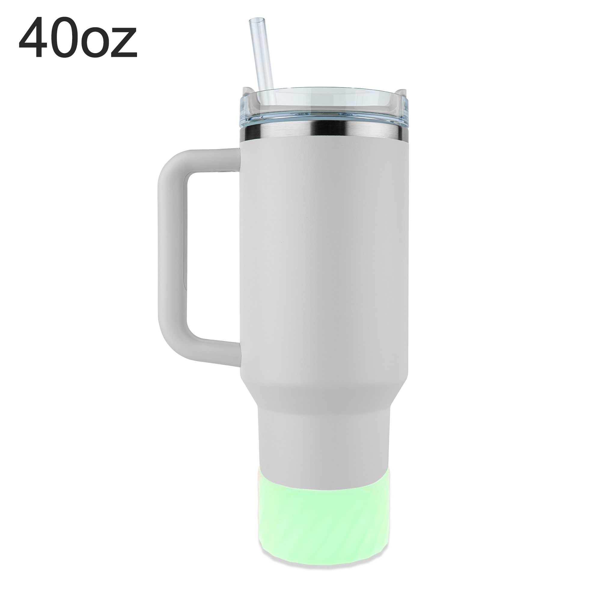 Unique Bargains Portable Fit for 40oz Water Bottle Boot Transparent Green
