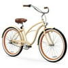 sixthreezero Women's 3-Speed Beach Cruiser Bicycle, 26" Wheels and 17" Frame, Cream