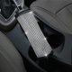 thumbnail image 5 of Almohadillas para los hombros del cinturón de seguridad de terciopelo suave con diamantes de imitación Bling Fundas para cinturones de seguridad para mujeres, cubierta de freno de mano de cristal, ju, 5 of 5