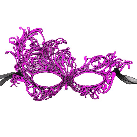 Multicolored Lace Masks Masquerade Cover Fancy Prom Party Props Half Cosplay Masque Dressing-up Role Play Accessories Dress Purple