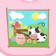thumbnail image 4 of Inktastic Farm Animals with Cow, Chick and Pig Boys or Girls Baby Bib, 4 of 4