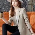 thumbnail image 2 of Veste de Tailleur Décontractée pour Femme, Style Raffiné, Nouveau Printemps et Automne 2024, Style Coréen, Élégante et Tendance, Haut de Tailleur pour Navetteuse, 2 of 6