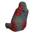 thumbnail image 2 of Goofa Ladybug Pattern Elastic Car Seat Cover - Stretchable Auto Seat Protector, Easy to Install and Clean for Cars, SUVs, Trucks, and Vans, 2 of 5