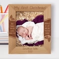 thumbnail image 1 of May Santa And His Elves Bring You Personalized Wooden Frame 8" x 10" Brown (Vertical), 1 of 1