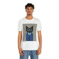 thumbnail image 4 of Cat Boss Unisex Jersey Short Sleeve T-shirt - Cre8ta, 4 of 4