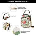 thumbnail image 4 of FORMRS Crossbody Bag for Women Quilted Travel Shoulder Cell Phone Purse with Chain Strap Handbag, Beige Apple Pattern, 4 of 7