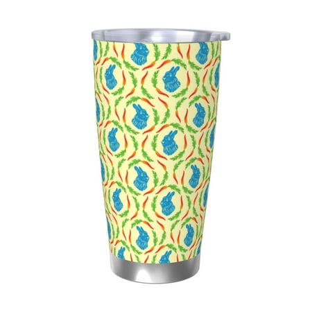

Tideii Blue Rabbit for 20OZ Car Cup Stainless Steel Cold and Hot Cup with Lid Suitable for Outdoor and Home Unisex-Without Straw