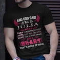 thumbnail image 2 of Julia Name And God Said Let There Be Julia TShirt, 2 of 6