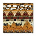 thumbnail image 1 of Ethnic Bandana, Hunt Zebra Tribe Ethnic, Unisex Head and Neck Tie, by Ambesonne, 1 of 2
