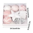 thumbnail image 2 of ZFYXGS 18Pcs Christmas Tree Ornaments Balls Pink on Sale and Clearance, 2 of 6